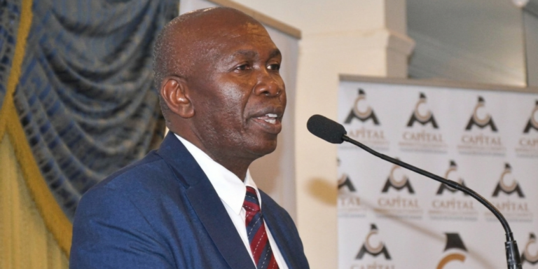 Capital Markets Authority (CMA) Chief Executive Officer Wycliffe Shamiah speaking during a past corporate event. PHOTO/ CMA