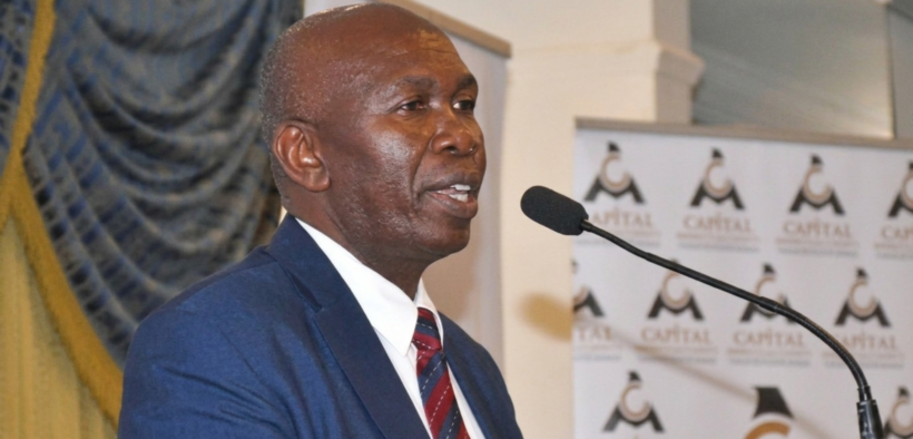 Capital Markets Authority (CMA) Chief Executive Officer Wycliffe Shamiah speaking during a past corporate event. PHOTO/ CMA