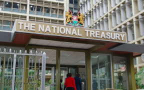 The National Treasury building in Nairobi main entrance. PHOTO/ File