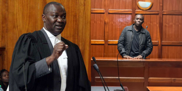 A photo collage of John Vianney Onyango charged for alleged defamatory Facebook post against Kisumu Senator Ojienda, Photo: Dzuya Walter