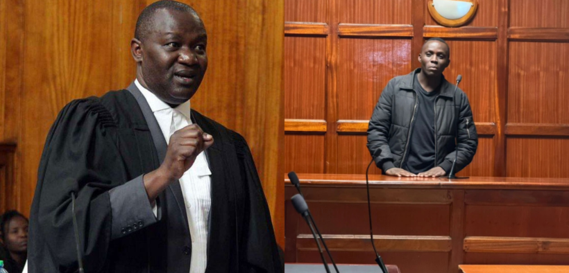 A photo collage of John Vianney Onyango charged for alleged defamatory Facebook post against Kisumu Senator Ojienda, Photo: Dzuya Walter