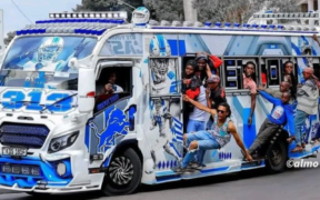 A matatu popularly known as 'Nganya' in the streets of Nairobi. PHOTO/ File