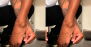The couple's feet pictures PHOTO/IG