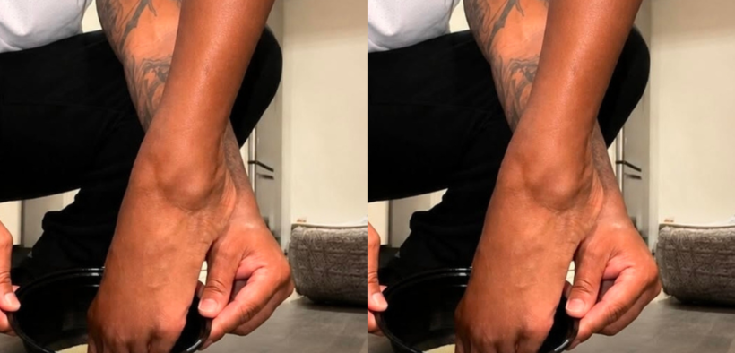 The couple's feet pictures PHOTO/IG