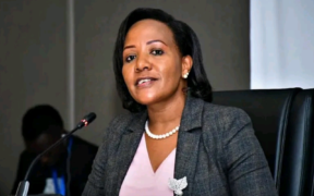 Naisiae Paloshe Tobiko who has been appointed CEO of CAJ when she appeared to be interviewed for the position IEBC commissioner on July 19, 2021. PHOTO/ Nation
