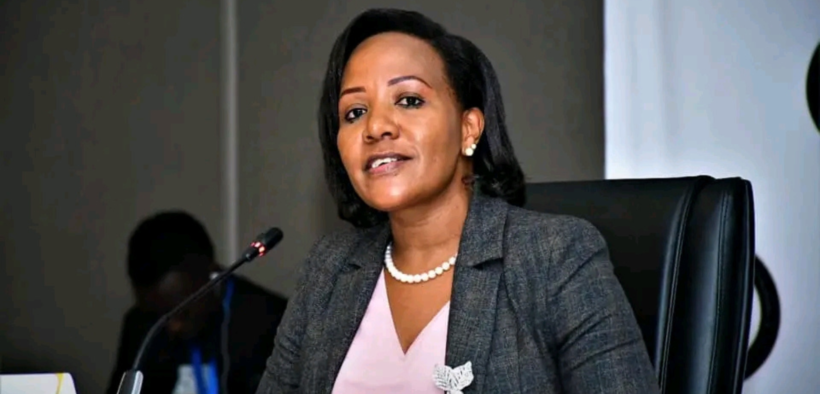 Naisiae Paloshe Tobiko who has been appointed CEO of CAJ when she appeared to be interviewed for the position IEBC commissioner on July 19, 2021. PHOTO/ Nation