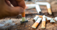 A photo for illustration purposes showing someone extenguishing a cigarette with coup of used cigarette sticks. PHOTO/ File