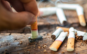 A photo for illustration purposes showing someone extenguishing a cigarette with coup of used cigarette sticks. PHOTO/ File