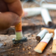 A photo for illustration purposes showing someone extenguishing a cigarette with coup of used cigarette sticks. PHOTO/ File