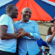 Murang’a Governor Irungu Kang’ata joins the Linda Mwananchi group led by Edwin Sifuna during a political meeting in Thika on June 14, 2026. PHOTO/ Dennis Onsongo