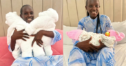 Dem wa Facebook Welcomes Twin Daughters After Birth fans celebrates. PHOTO/ Dem wa Facebook FB