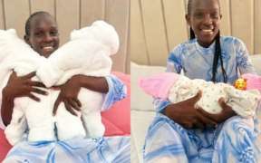 Dem wa Facebook Welcomes Twin Daughters After Birth fans celebrates. PHOTO/ Dem wa Facebook FB
