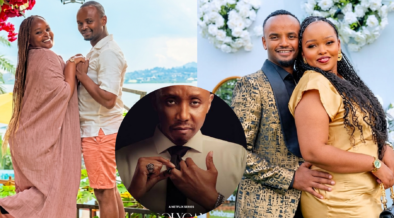 A photo collage of Kabi WaJesus and Milly WaJesus and an insert of The Polygamist Character Jonasi. PHOTO/ Milly WaJesus/ Sue IG