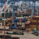 An aerial view of the port of Mombasa loading dock. PHOTO/ KPA