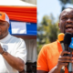 Jalang'o during a past event and Nairobi Senator Edwin Sifuna at previous political rally. PHOTO/ Jalango/NL