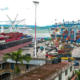 Aerial view of the Port of Mombasa landing dock and storage area. PHOTO/ KPA