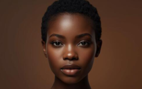 A black woman with flawless skin PHOTO/Vecteezy