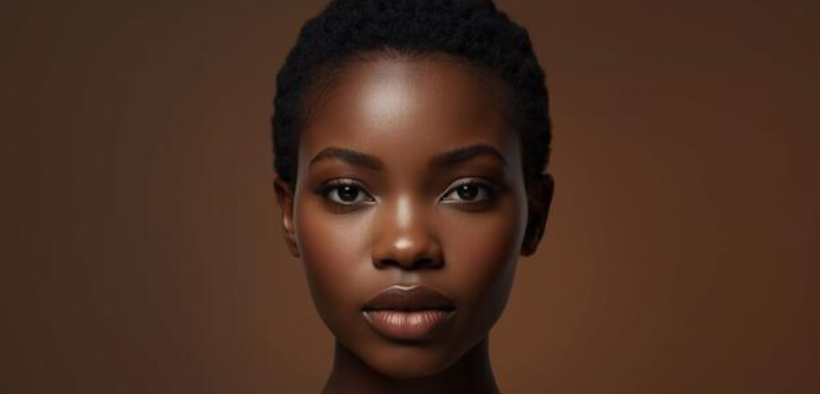 A black woman with flawless skin PHOTO/Vecteezy