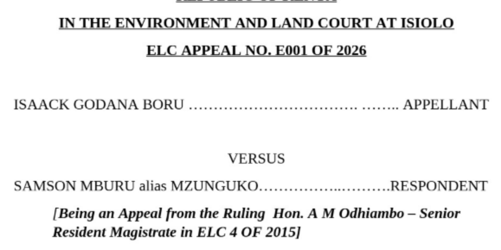Court reinstates Isaack Godana Boru’s case against Samson Mburu after a power outage disrupted a virtual hearing, affirming that justice must prevail over technical failures. PHOTO/ ROBA & ASSOCIATES LLP
