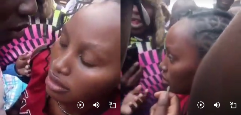 Drama in Mlolongo as Woman Confronts Gen Z Boyfriend Over Alleged Infidelity