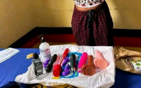 Police in Thika arrest 13 suspects in Ngoingwa Estate over alleged adult content production as investigations continue into recovered items and network links. PHOTO/ GR NEWS