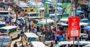 Matatus lining up in Nairobi's OTC area waiting for passengers to board. PHOTO/ File