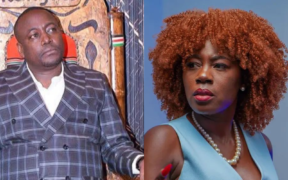 A collage of Akothee and Kanyari PHOTO/FB