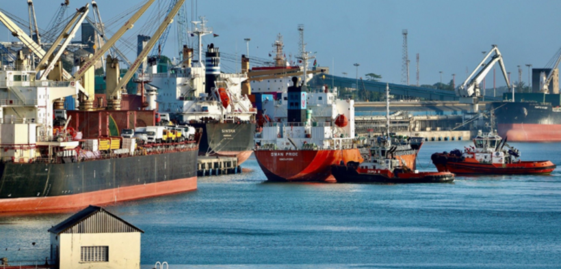 A fleet of ships docking at the port of Mombasa. PHOTO/ File