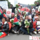 Families of Gen Z protest victims shed tears as they march to Parliament and lay wreaths in honour of those killed in the 2024 anti-Finance Bill protests. PHOTO/Bonface Bogita/NMG