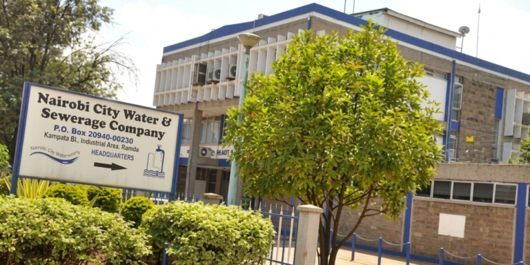 Nairobi Water reports widespread water shortages in Nairobi after a pipeline leak forced shutdowns.