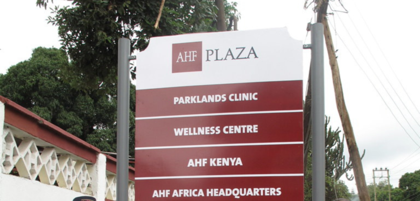 AHF Parklands Hospital branch in Nairobi Kenya. PHOTO/ AHF
