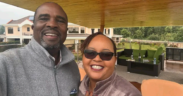 Kirinyaga Governor Anne Waiguru and her husband Kamotho Waiganjo in undisclosed location. PHOTO/ Waiguru FB