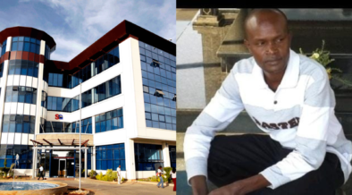 A photo collage of Standard Group headquarters in Nairobi and Standard's Nakuru Bureau Chief Alex Kiprotich. PHOTO/ File
