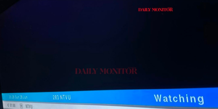 A photo of what NMG TV channels were showing after being closedPHOTI/Monitor