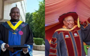 A collage of Uhuru kenyatta and Moses Ekuwam PHOTO/Uhuru X