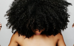 A picture showing black healthy hair PHOTO/SELF