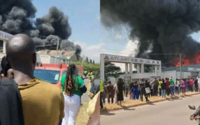 Fire Breaks Out at Wallstreet Business Park in Embakasi