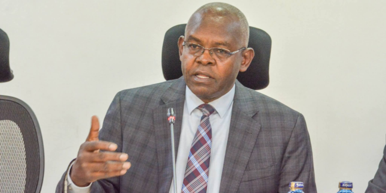 CBK Governor Kamau Thugge appears before the parliamentary committee at Bunge Towers on July 30 to address concerns over CBK’s proposed banking fees. PHOTO/ Parliament of Kenya Facebook