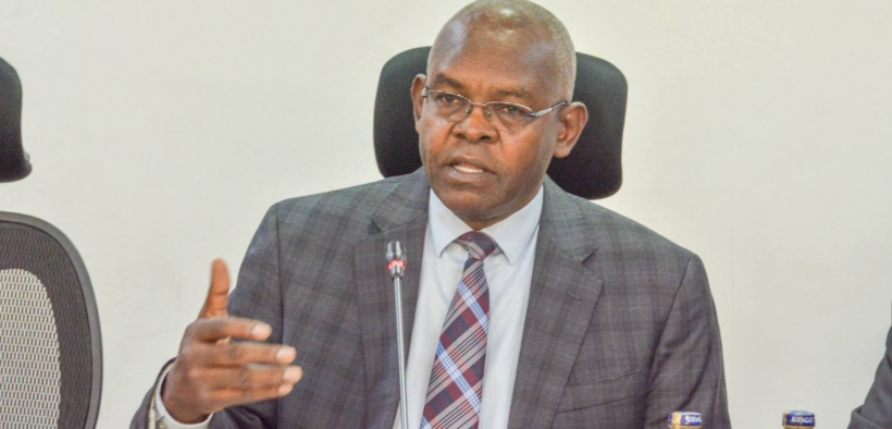 CBK Governor Kamau Thugge appears before the parliamentary committee at Bunge Towers on July 30 to address concerns over CBK’s proposed banking fees. PHOTO/ Parliament of Kenya Facebook