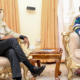 Rigathi Gachagua and Jimmy Wanjigi at Gachagua’s residence in Wamunyoro. PHOTO/Gachagua