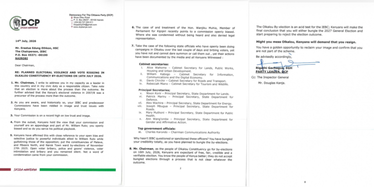 The 17 Demands Gachagua Wants IEBC to Address Ahead of Ol Kalou By-Election
