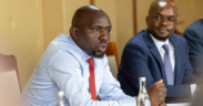 Ministry of Interior and National Administration CS Kipchumba Murkomen and PS Interior Raymond Omollo in a meeting today at Nairobi. PHOTO/ File
