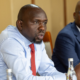 Ministry of Interior and National Administration CS Kipchumba Murkomen and PS Interior Raymond Omollo in a meeting today at Nairobi. PHOTO/ File
