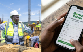 A photo collage of President William Ruto presiding over the groundbreaking ceremony for a major affordable housing project at Konza Technopolis on Monday, October 13, 2025, and the Boma Yangu platform. PHOTO/ Courtesy.