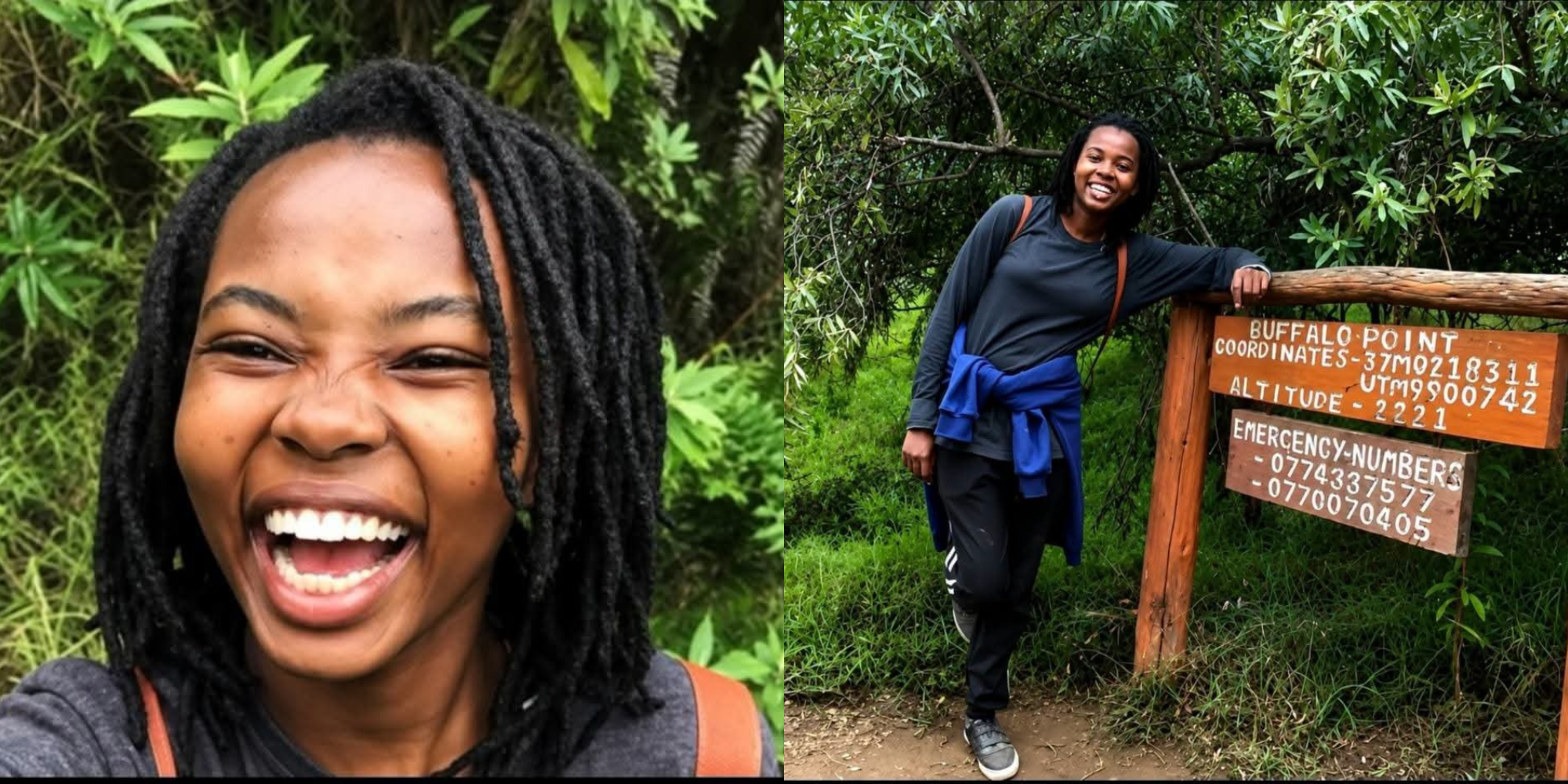 A photo of Margaret Wambui going for a hike . Photo / File