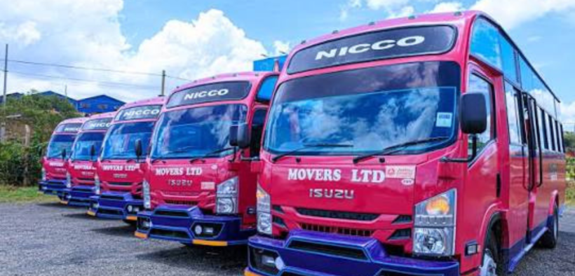 A photo showing Nicco movers buses. PhotoNicco Movers