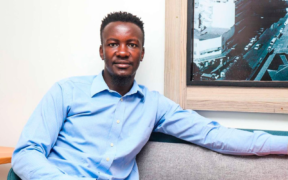 Niko Kadi youth activist and mobilizer Allans Ademba during a past media interview with the Nation Media Group. PHOTO/ Nation