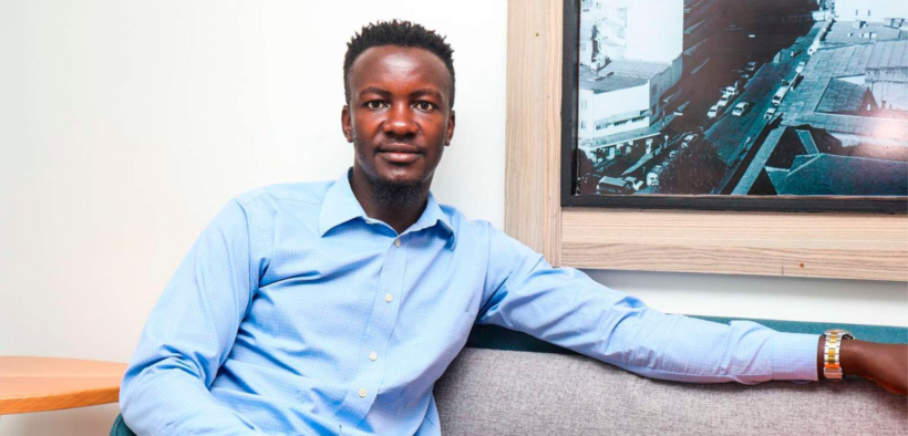 Niko Kadi youth activist and mobilizer Allans Ademba during a past media interview with the Nation Media Group. PHOTO/ Nation