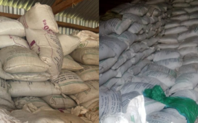 Bags of fertilizer recovered by DCI PHOTO/DCI