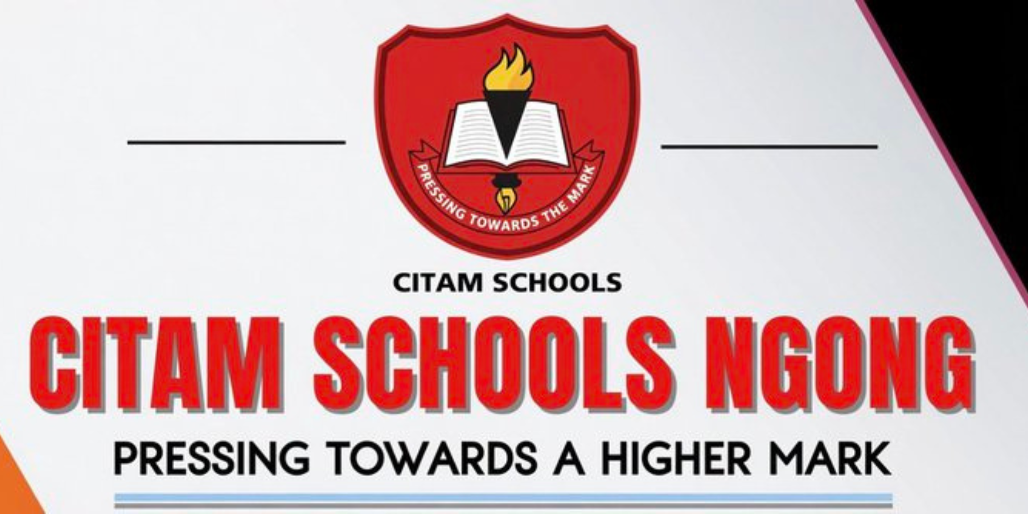 A photo showing CITAM Schools logo. Photo/ CITAM